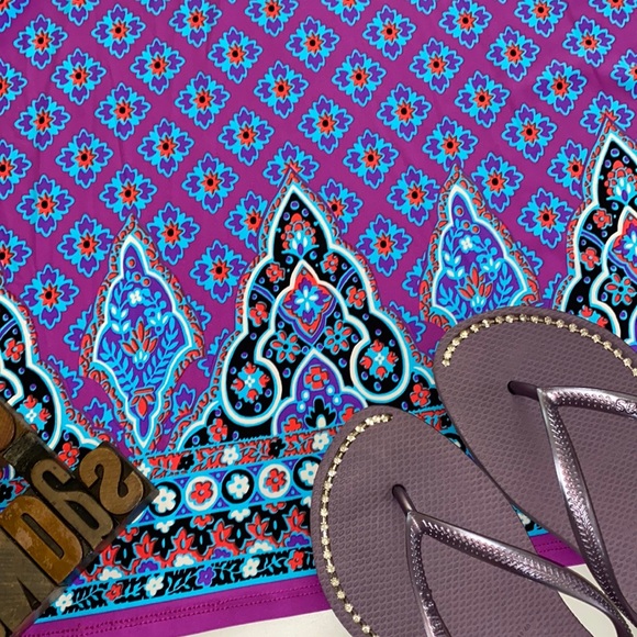 ❤️HOST PICK❤️🏊♀️NANETTE LEPORE SWIM Moroccan Deep V Swim Suit Cover-Up - Picture 9 of 10